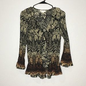 Ombré Patterned Shirt